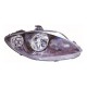 Seat Toledo 2005-2010 Black Inner Halogen Head Lamp Unit Driver Side